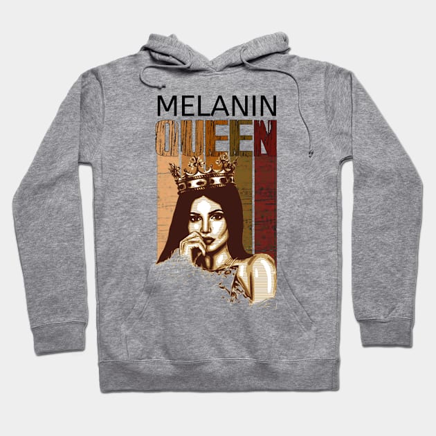 Melanin queen t-shirt Hoodie by  Memosh Everything 